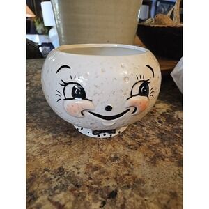 Johanna Parker Laughing Luna Moon Bowl/planter.New